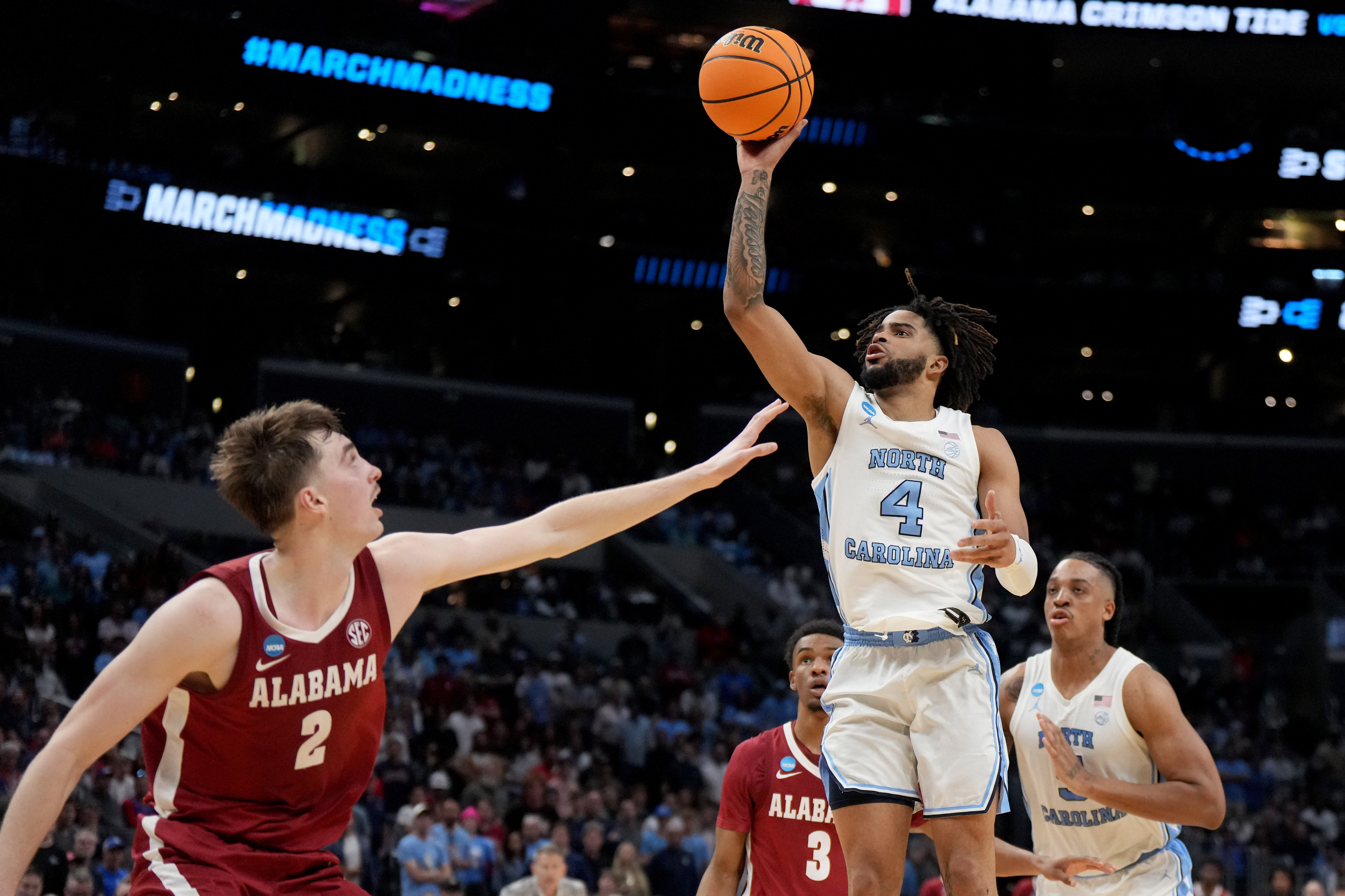 NCAA Basketball: NCAA Tournament West Regional-Alabama vs North Carolina