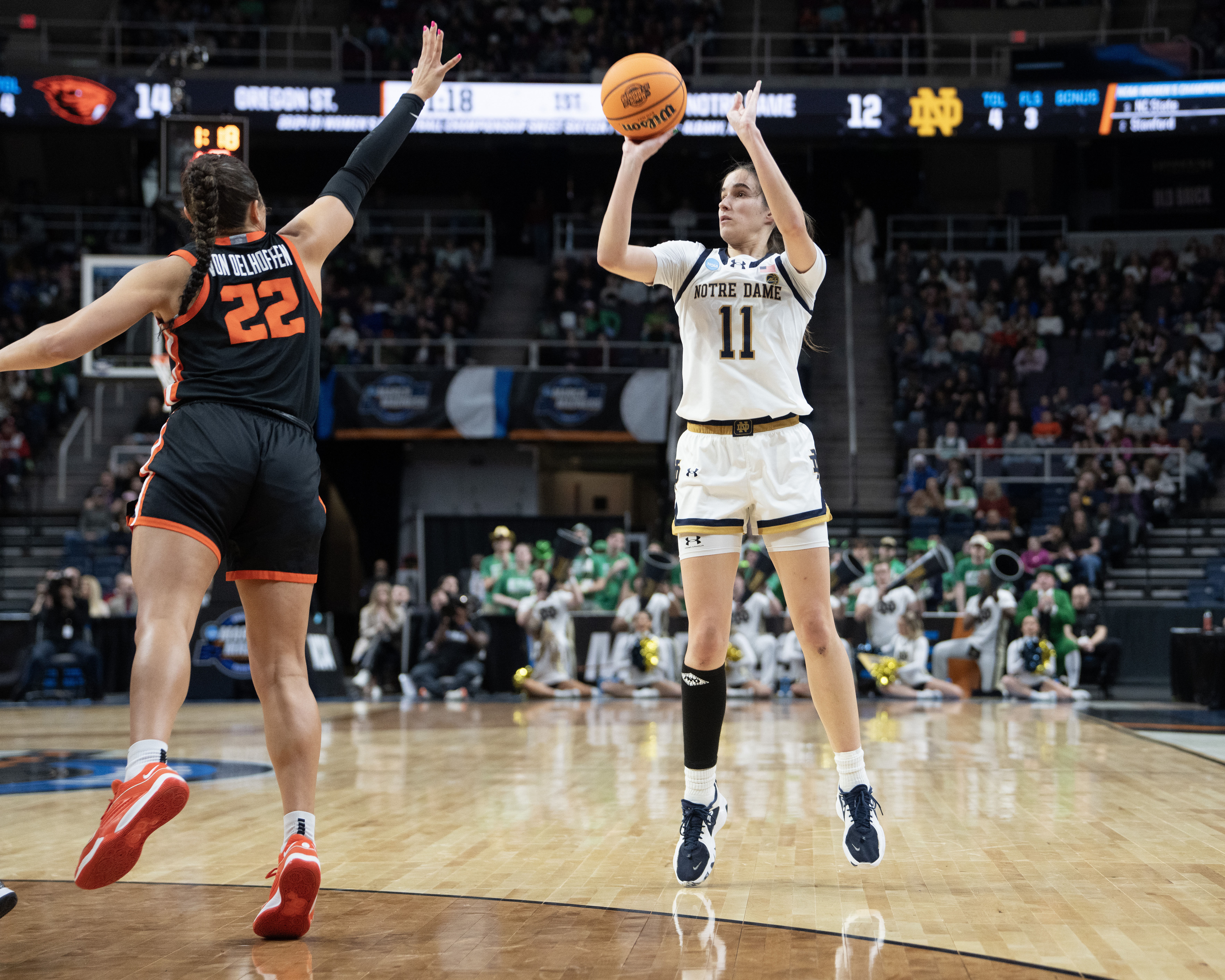 NCAA Womens Basketball: NCAA Tournament Albany Regional-Oregon State vs Notre Dame