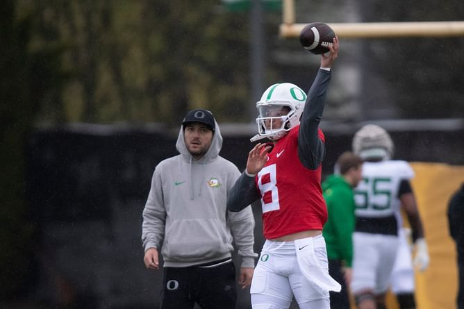“It's just the beginning” - Oregon QB Dillon Gabriel shares snippets from weekend at alma mater Mililani High School