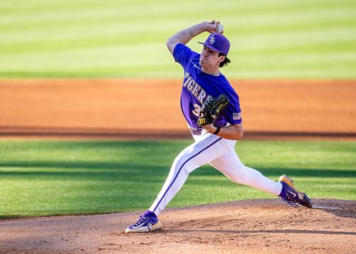 LSU starter Luke Holman is an outstanding MLB Draft prospect.