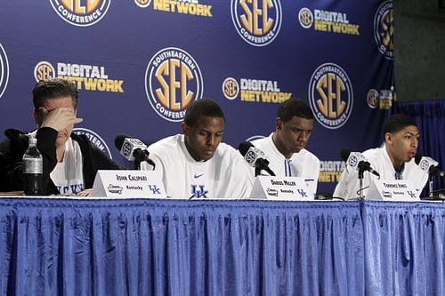 John Calipari once helped a young Anthony Davis (right) to become a No. 1 overall pick in the NBA Draft (Image Source; IMAGN).