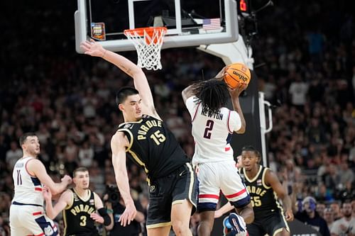 UConn's Tristen Newton was a college star, but could go unpicked in the NBA Draft.