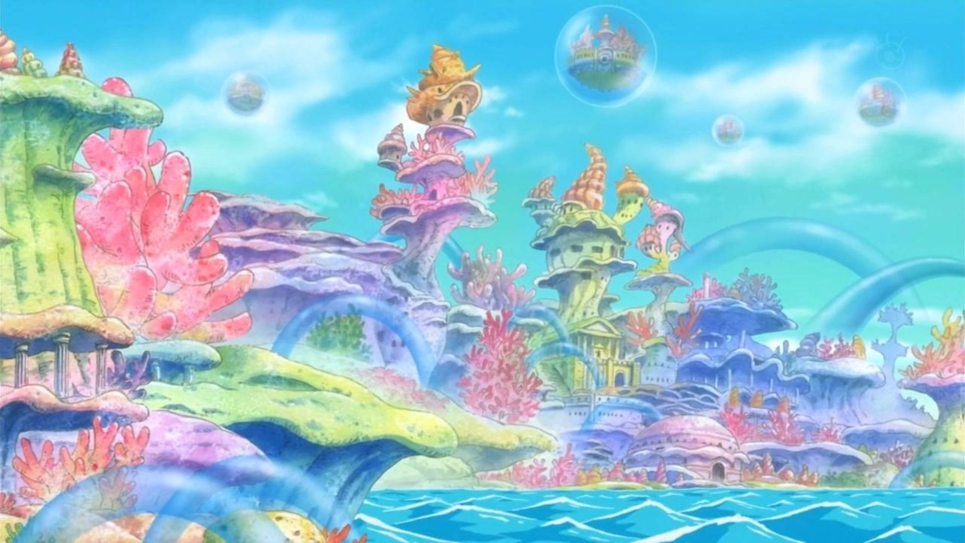 The Fishman Island (Image via Toei Animation)