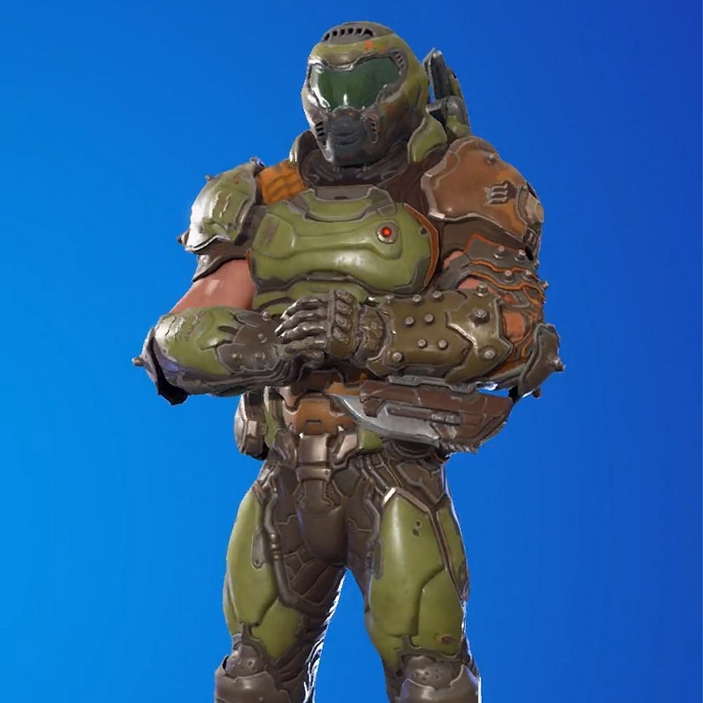 Fortnite Chapter 4 Skins - Doom Slayer (Image via Epic Games)