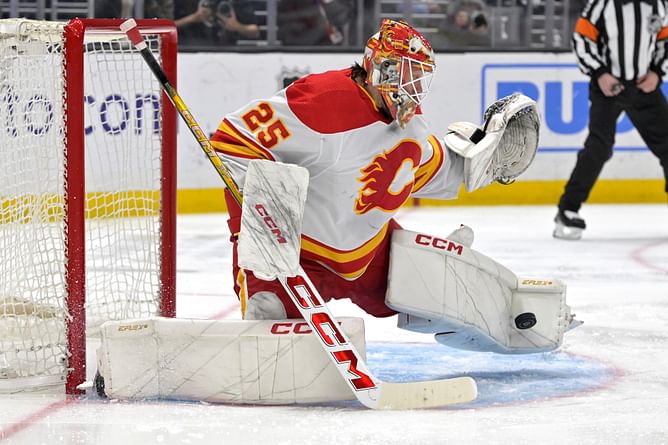"He can babysit for us"- Jacob Markstrom jokes about new Devils teammates upon completing trade from Flames