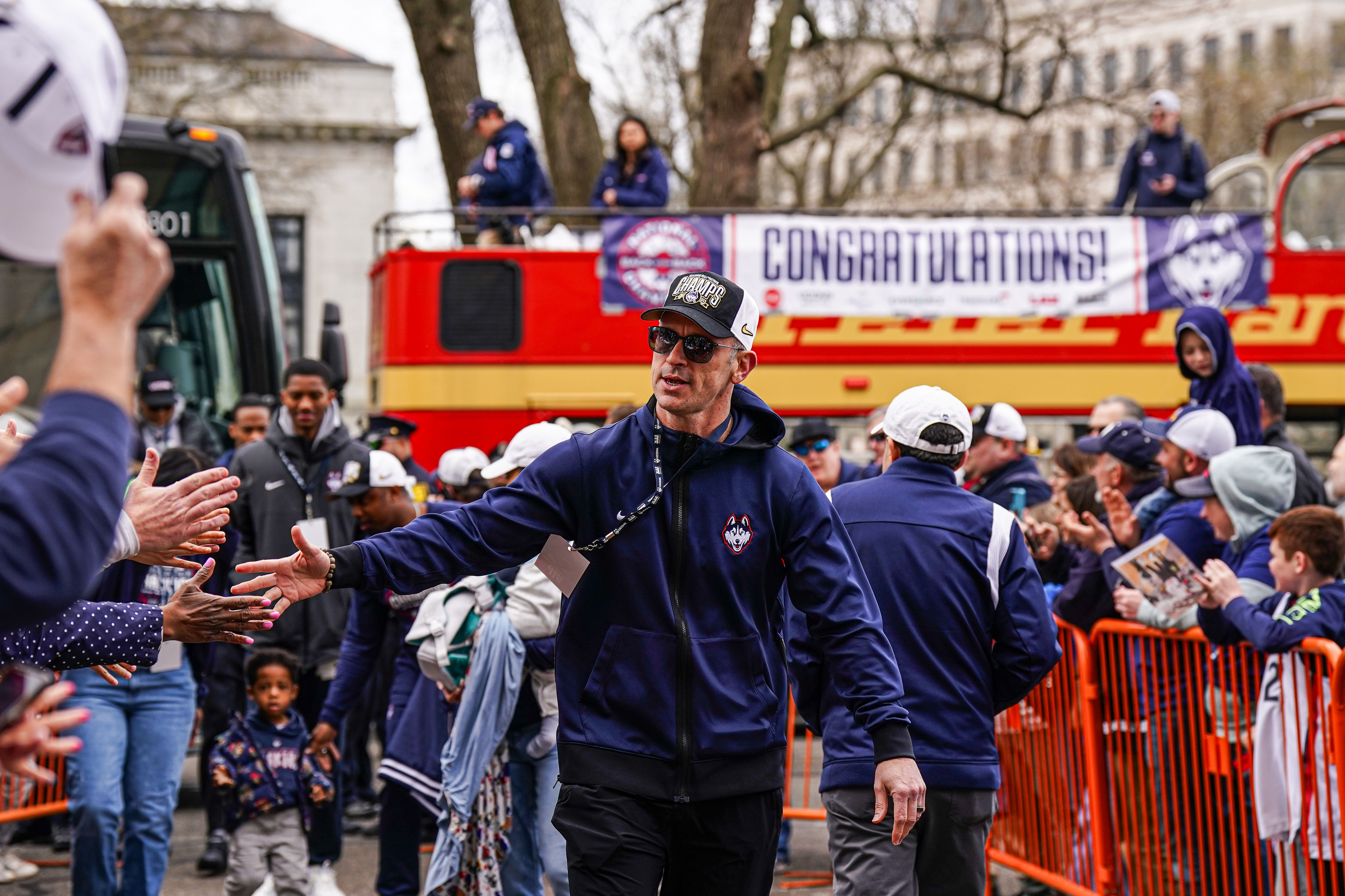 NCAA Basketball: Connecticut Victory Parade and Rally