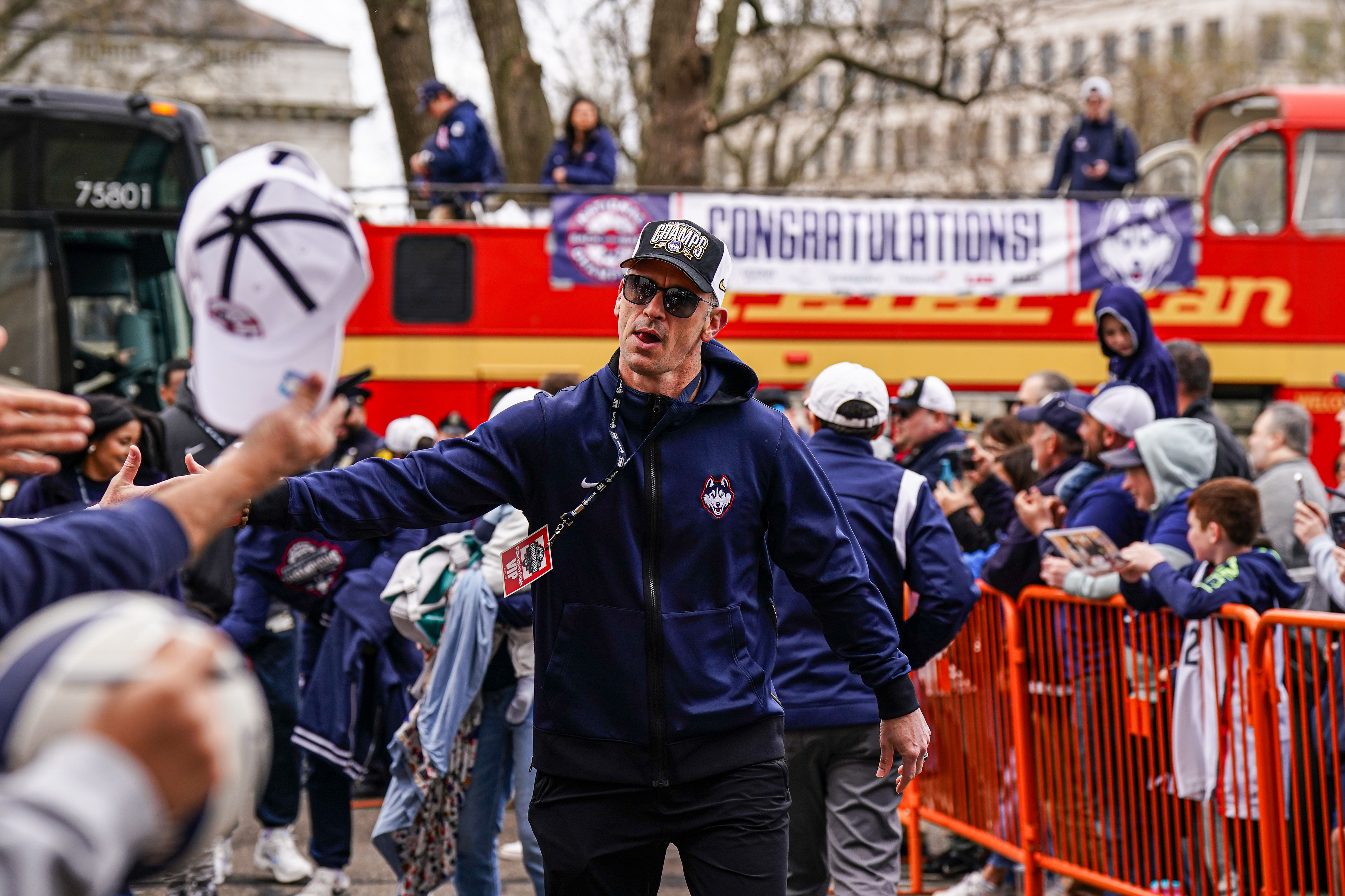 NCAA Basketball: Connecticut Victory Parade and Rally