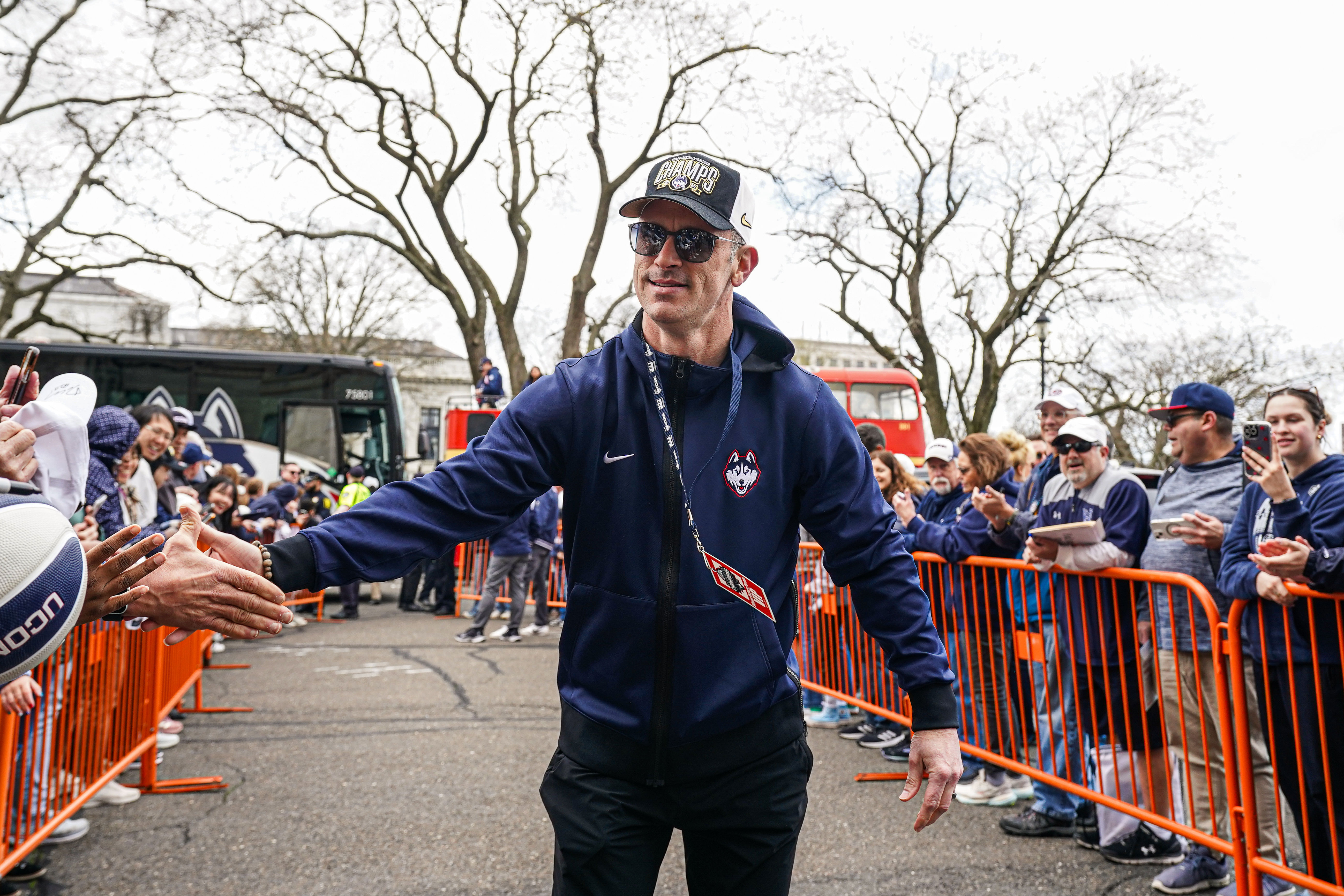 NCAA Basketball: Connecticut Victory Parade and Rally