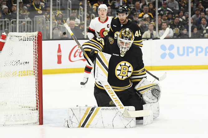 Linus Ullmark posts emotional goodbye after Boston Bruins departure; highlights favorite moments as a 'Spoked B' member