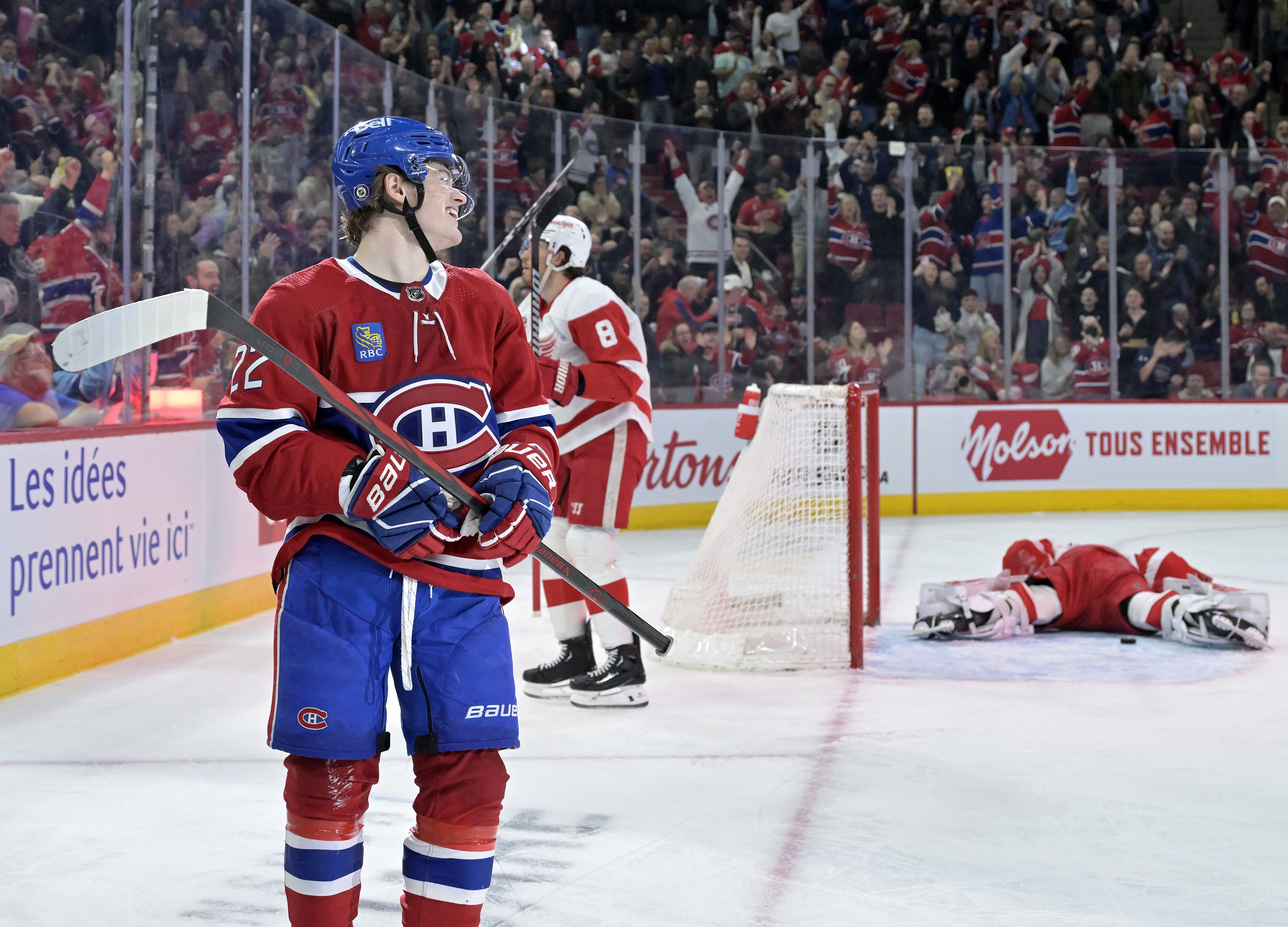 NHL: Detroit Red Wings at Montreal Canadiens