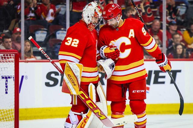 NHL: San Jose Sharks at Calgary Flames