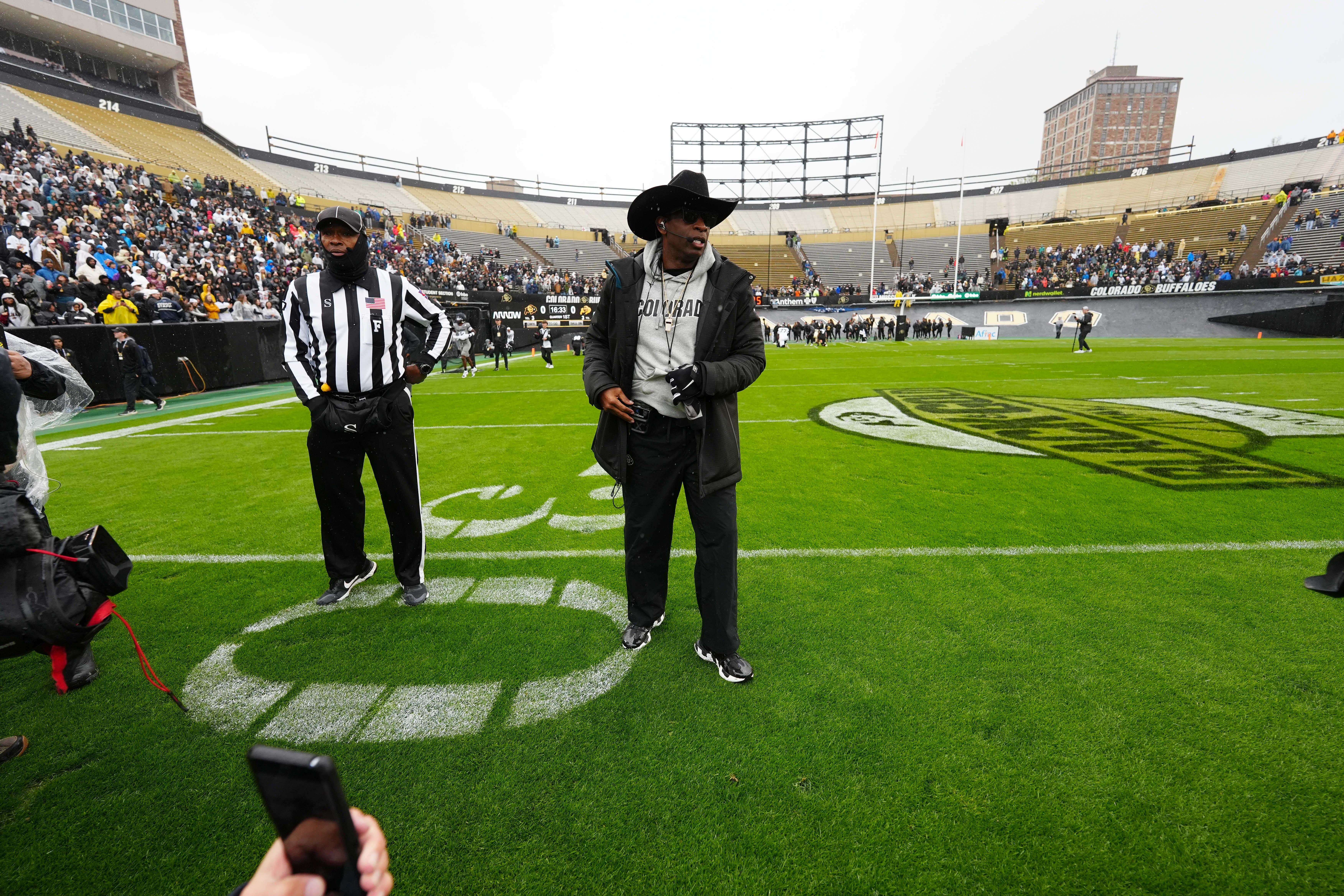 Colorado Buffaloes head coach Deion Sanders.