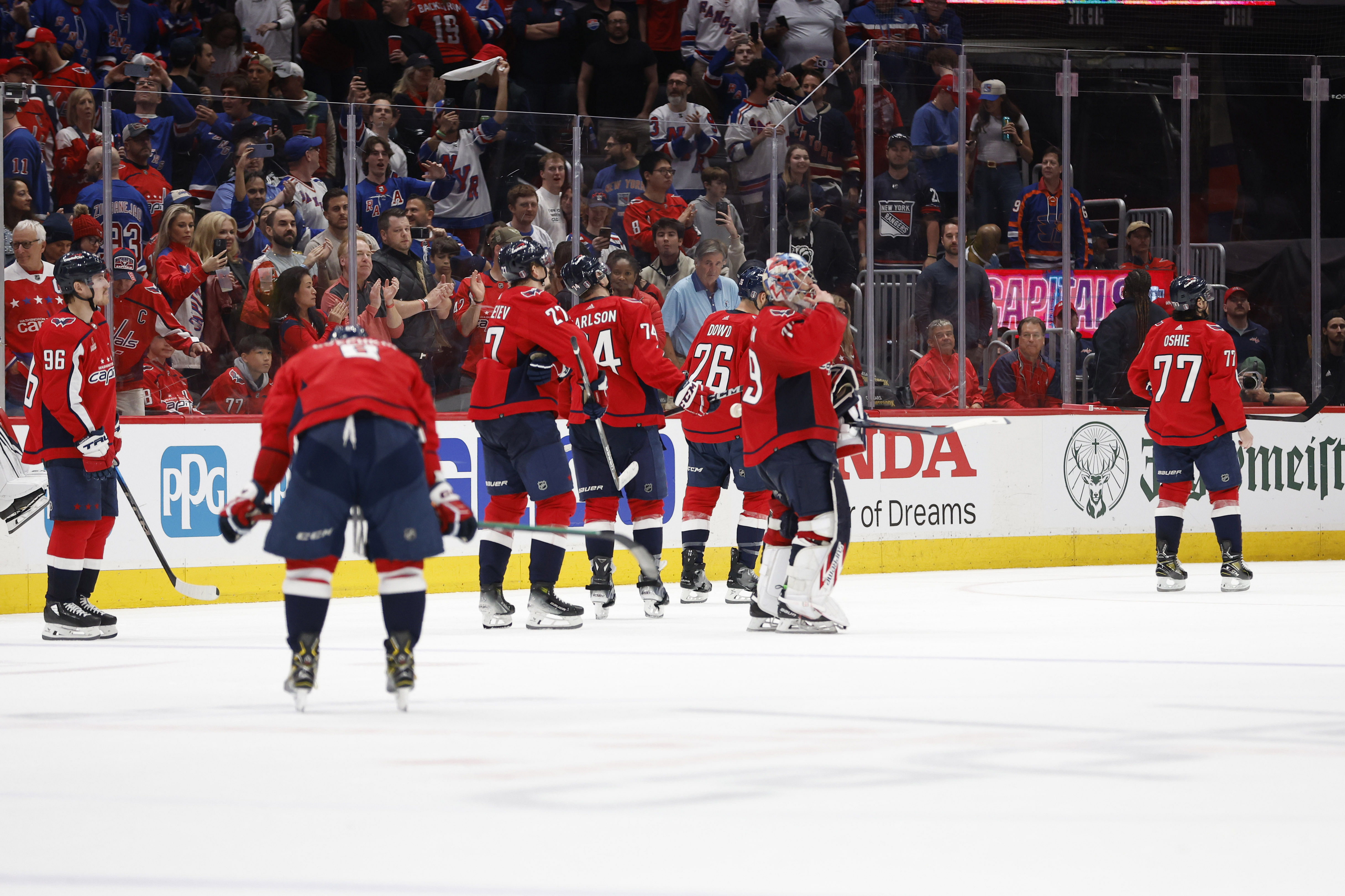 NHL: Stanley Cup Playoffs-New York Rangers at Washington Capitals