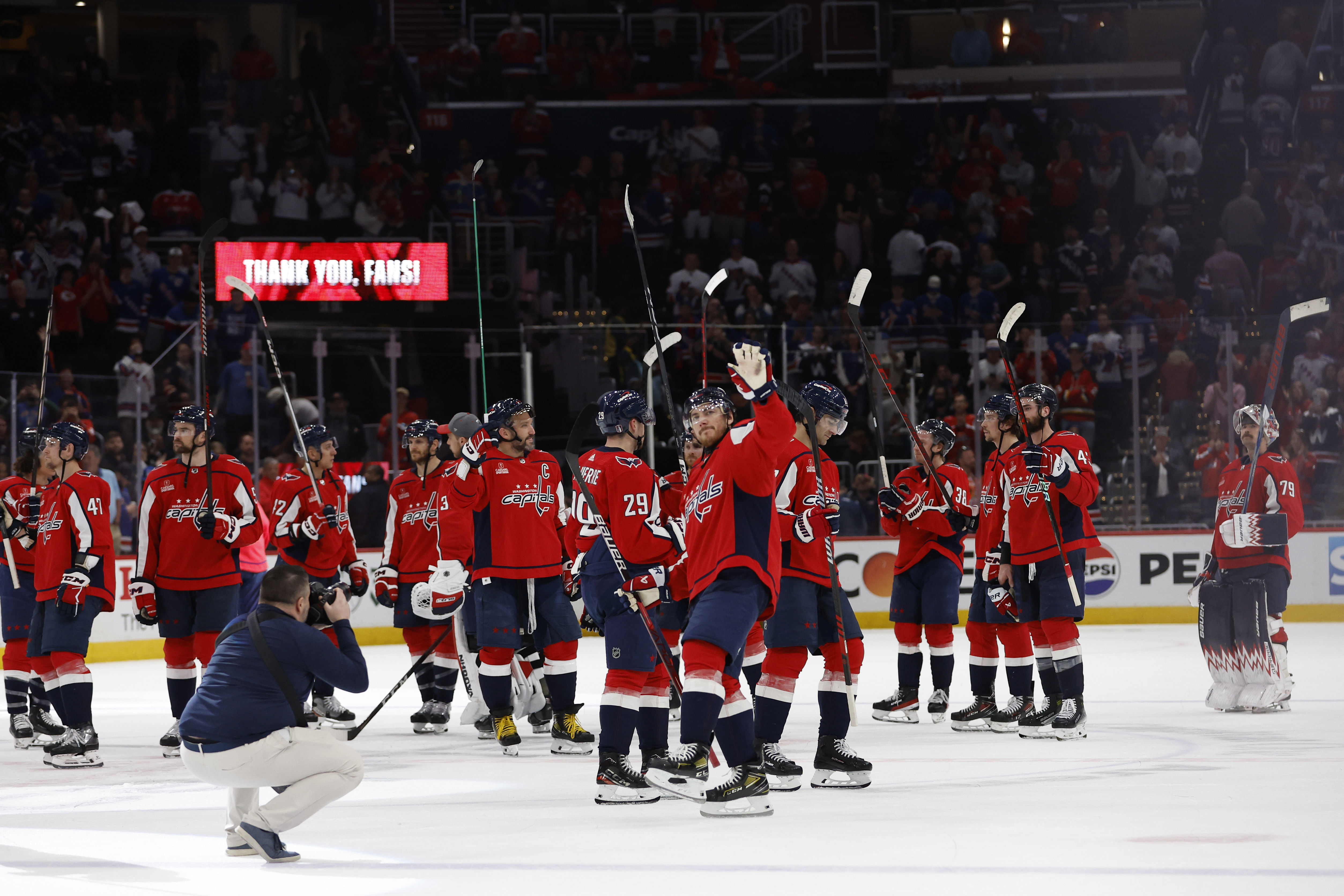 NHL: Stanley Cup Playoffs-New York Rangers at Washington Capitals