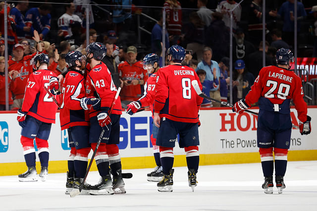 NHL: Stanley Cup Playoffs-New York Rangers at Washington Capitals