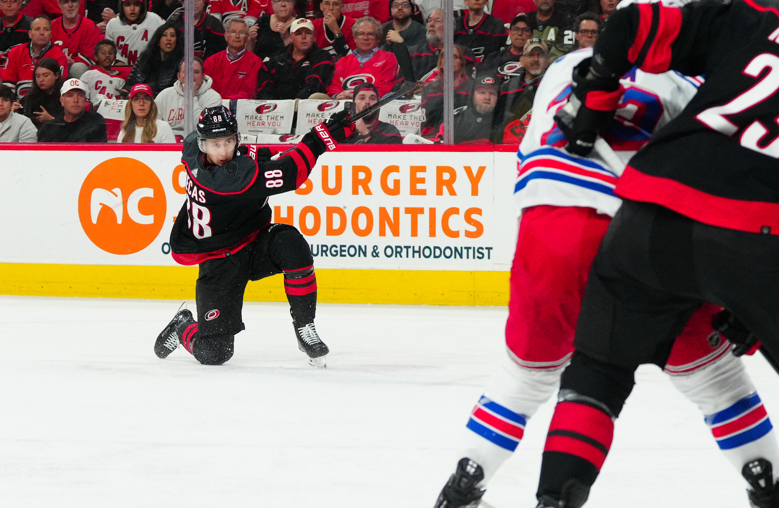 NHL: Stanley Cup Playoffs-New York Rangers at Carolina Hurricanes