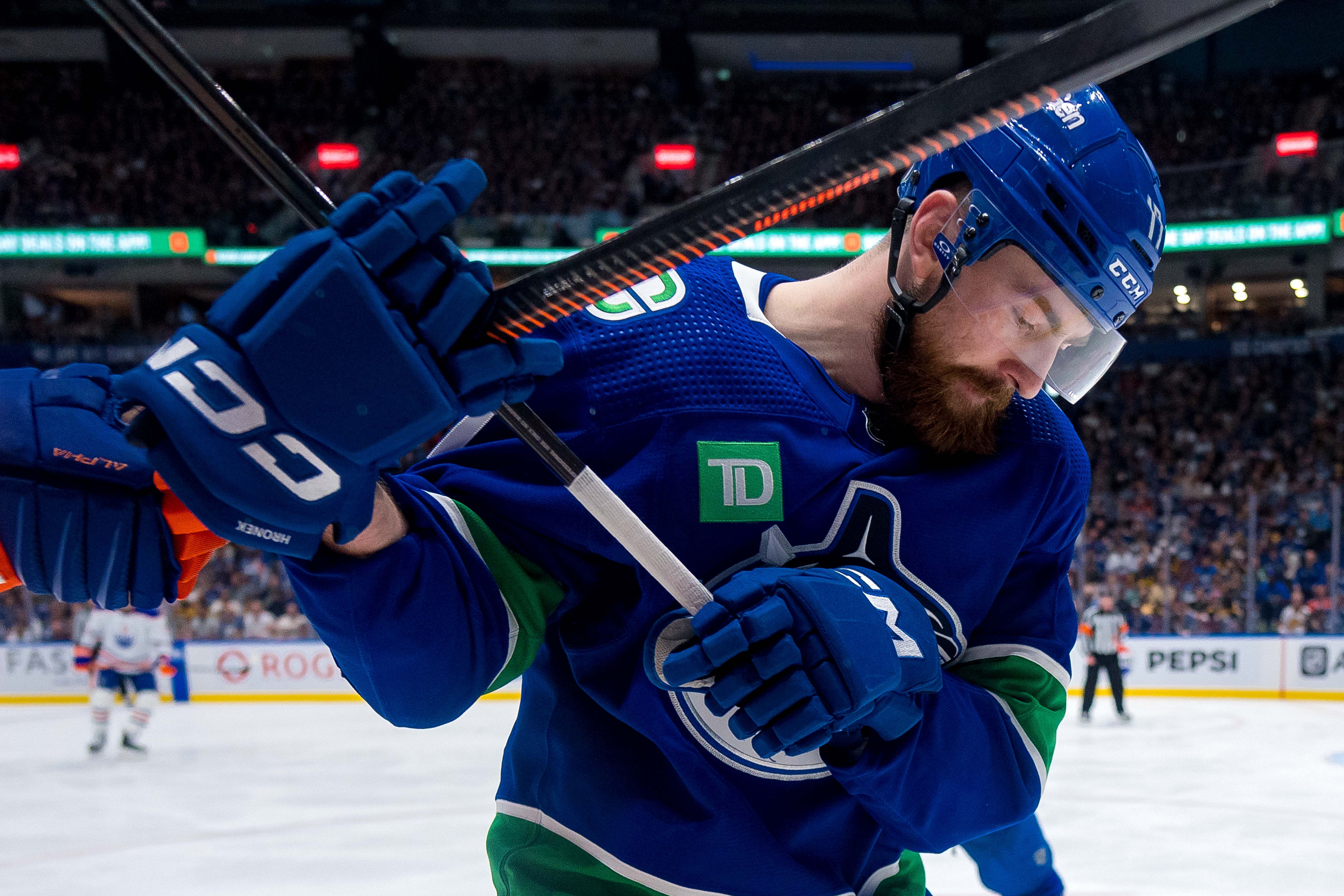 NHL: Stanley Cup Playoffs-Edmonton Oilers at Vancouver Canucks