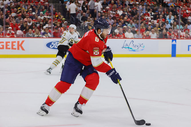 Panthers' Kyle Okposo shares moving conversation with his son ahead of Stanley Cup Final Game 7