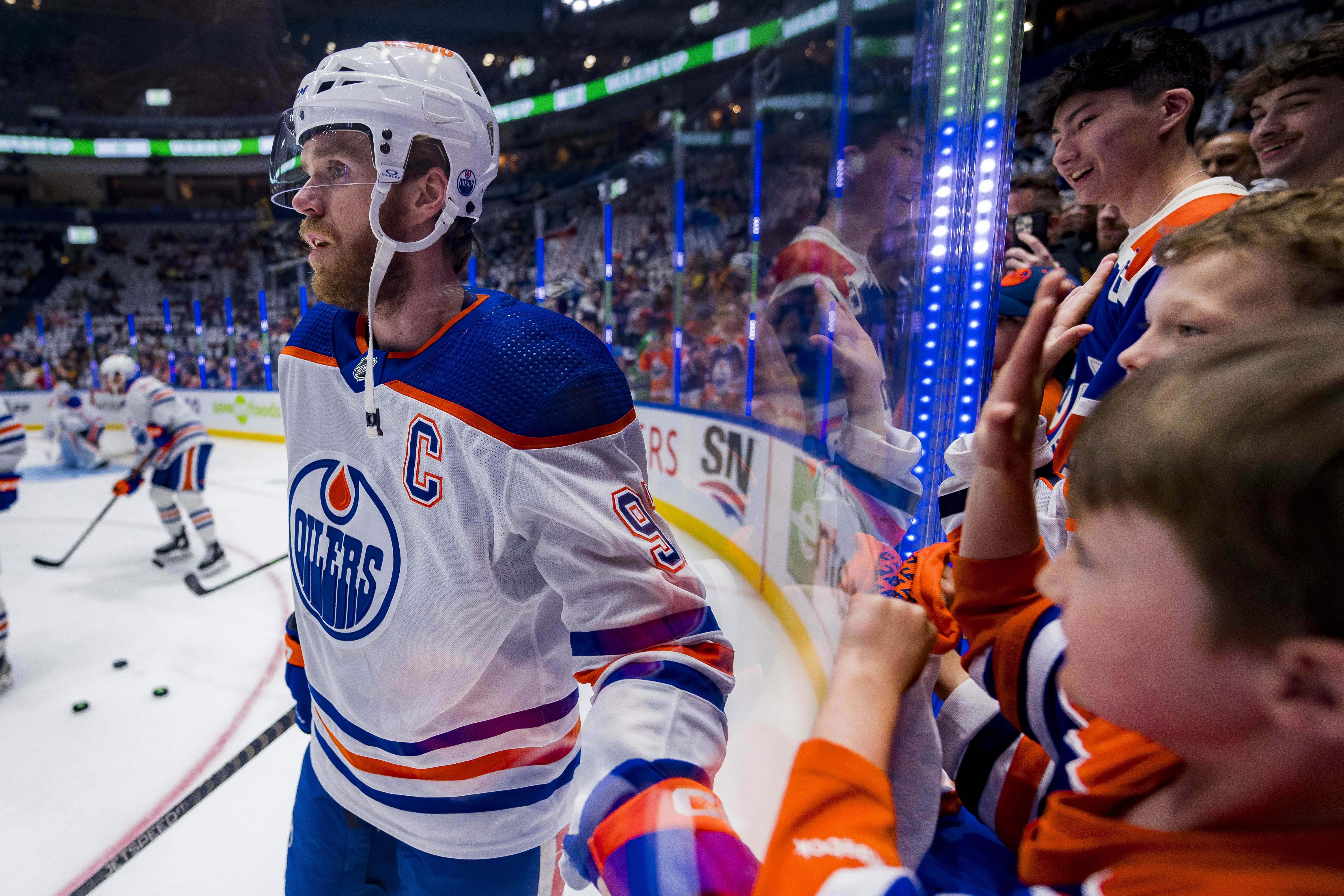 NHL: Stanley Cup Playoffs-Edmonton Oilers at Vancouver Canucks