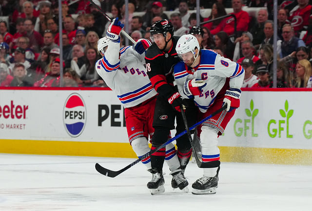 NHL: Stanley Cup Playoffs-New York Rangers at Carolina Hurricanes