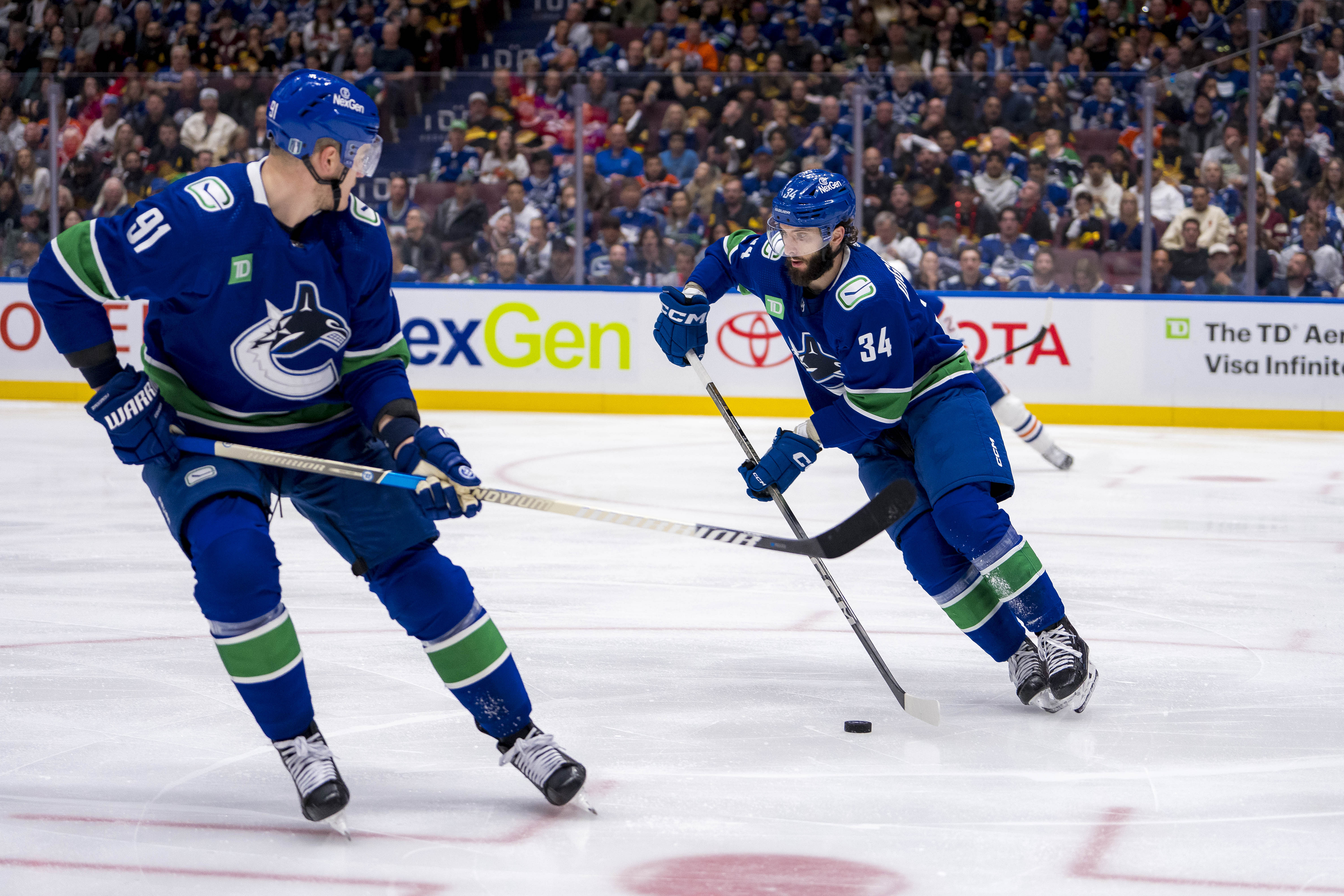 NHL: Stanley Cup Playoffs-Edmonton Oilers at Vancouver Canucks