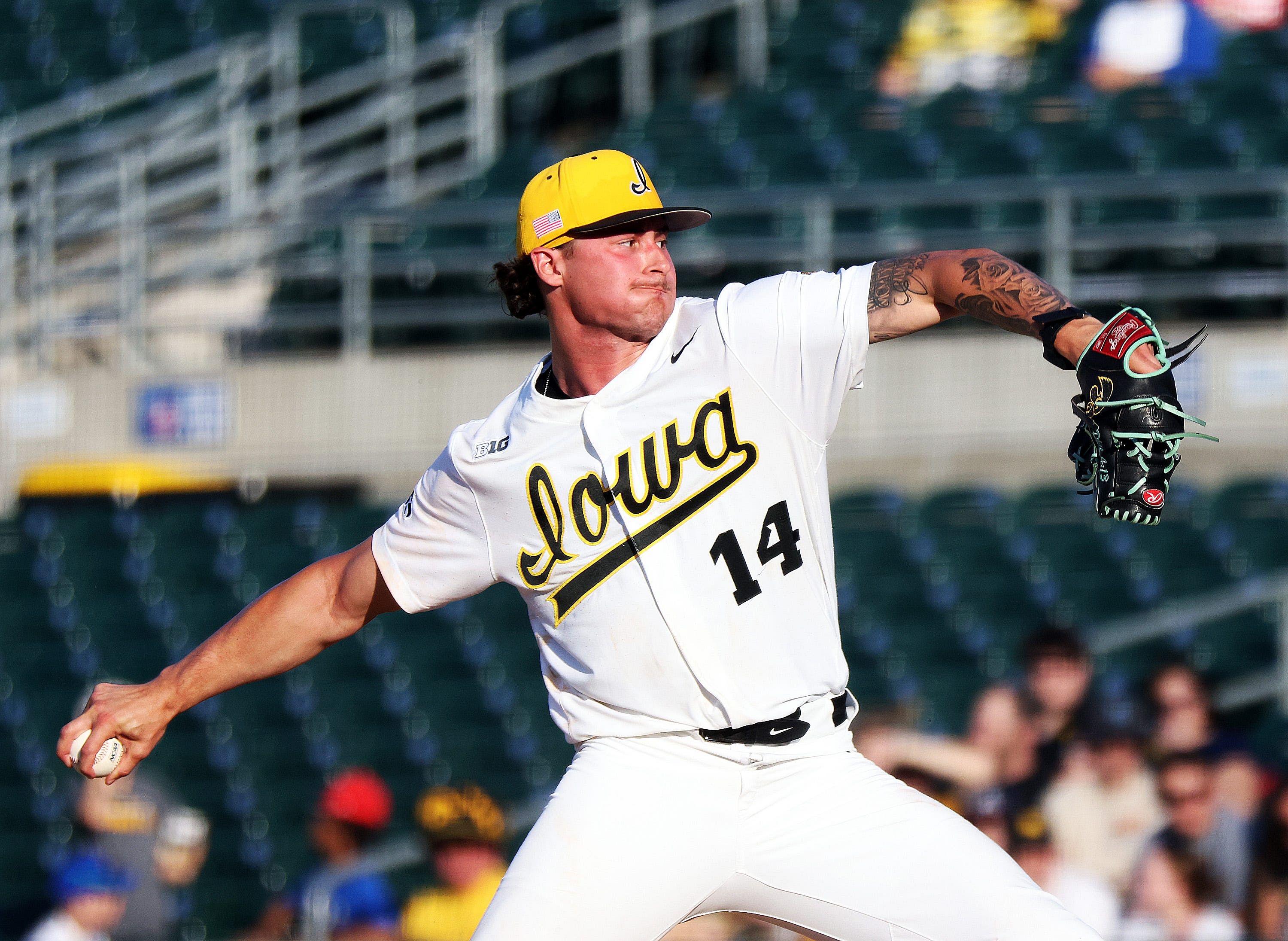 Iowa Baseball- Brody Brecht (Image via USA Today)