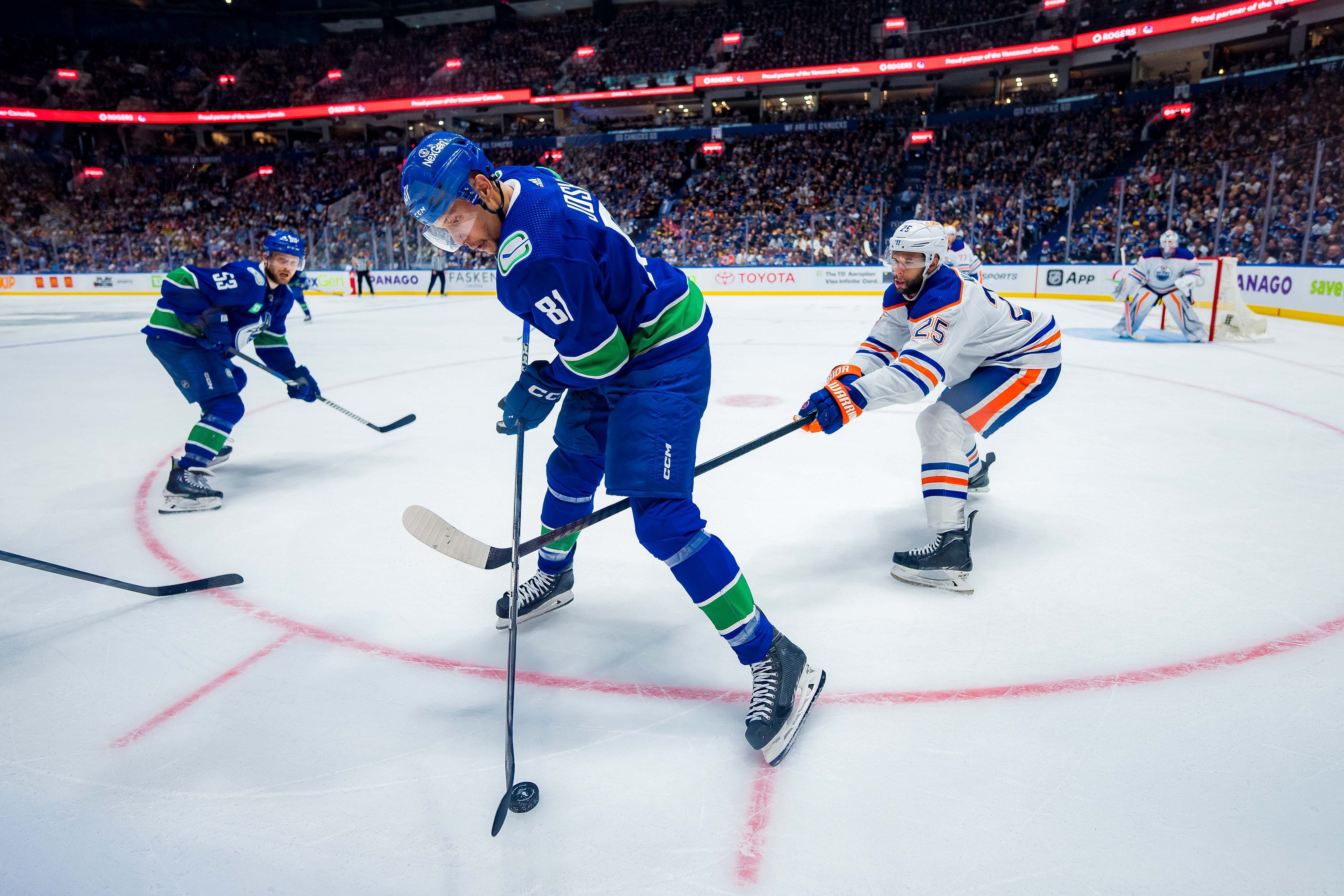 NHL: Stanley Cup Playoffs-Edmonton Oilers at Vancouver Canucks