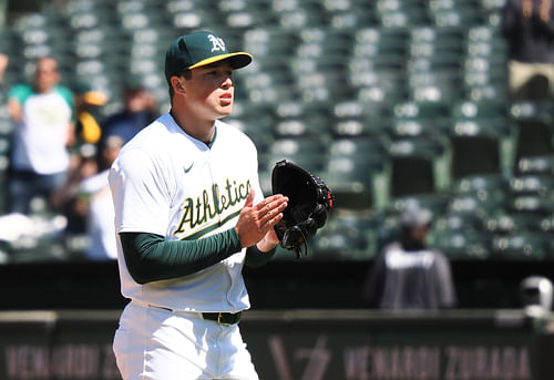 Oakland Athletics closer Mason Miller