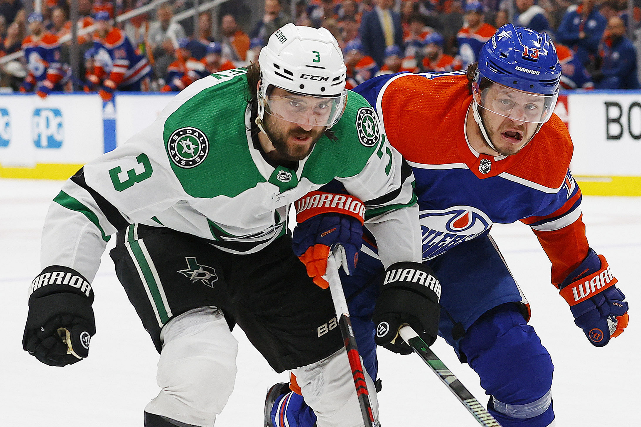 NHL: Stanley Cup Playoffs-Dallas Stars at Edmonton Oilers