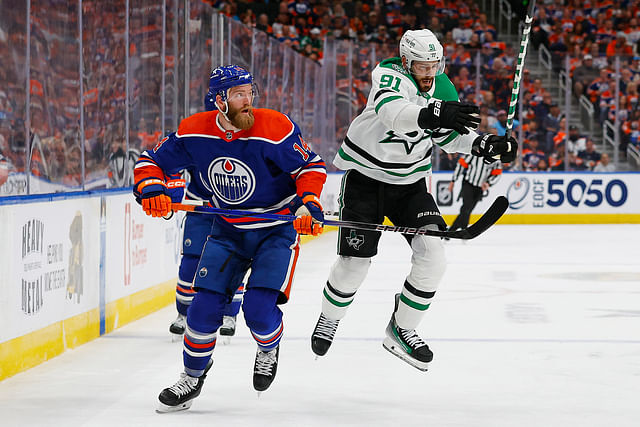 NHL: Stanley Cup Playoffs-Dallas Stars at Edmonton Oilers