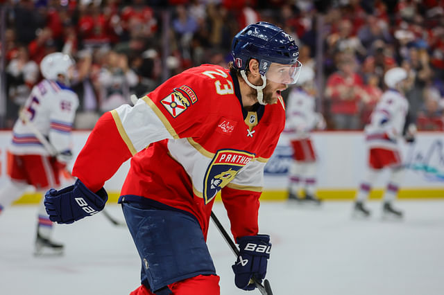 NHL: Stanley Cup Playoffs-New York Rangers at Florida Panthers