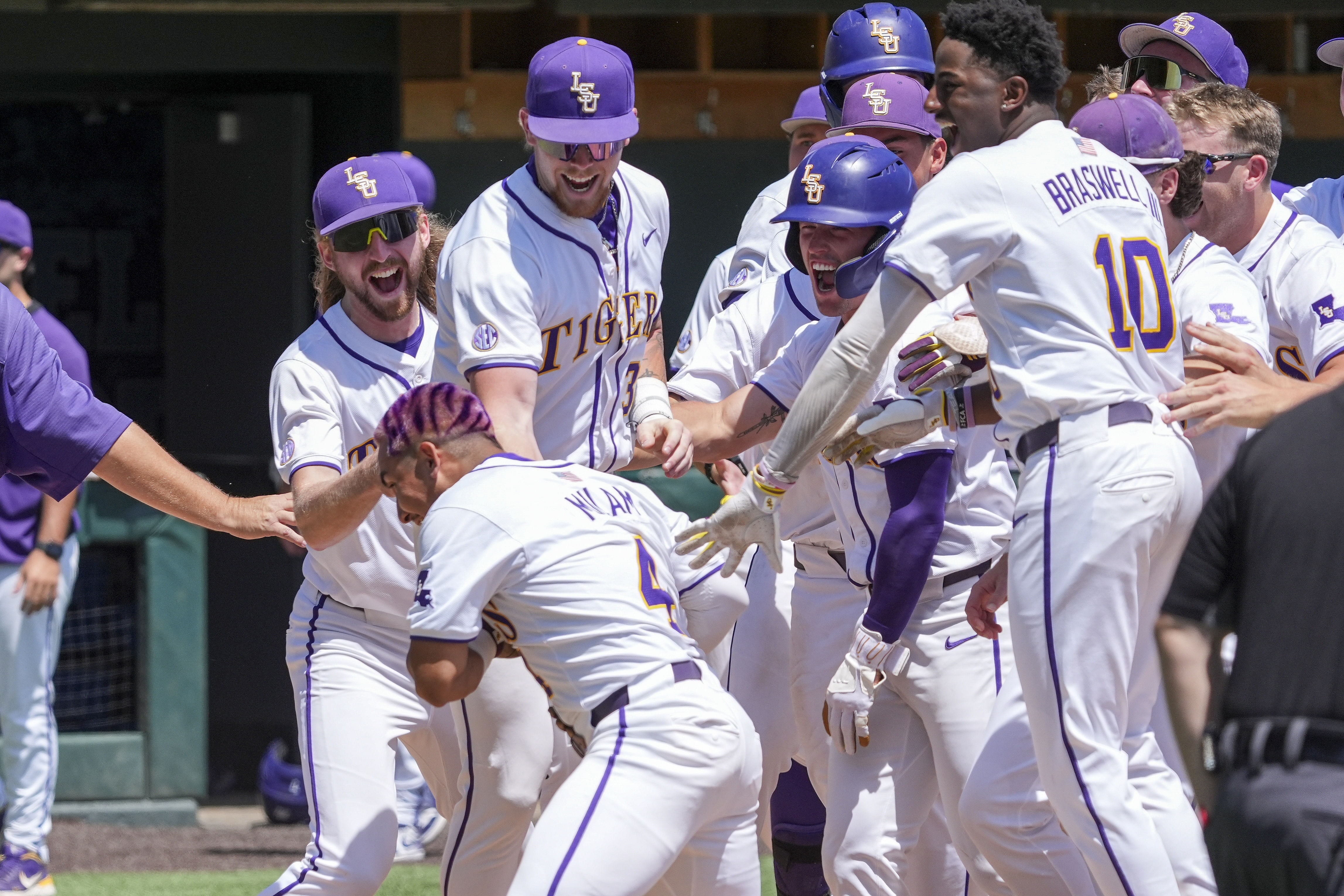 The LSU Tigers started their postseason on a winning note.