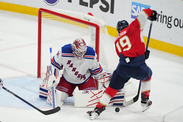 NHL: Stanley Cup Playoffs-New York Rangers at Florida Panthers