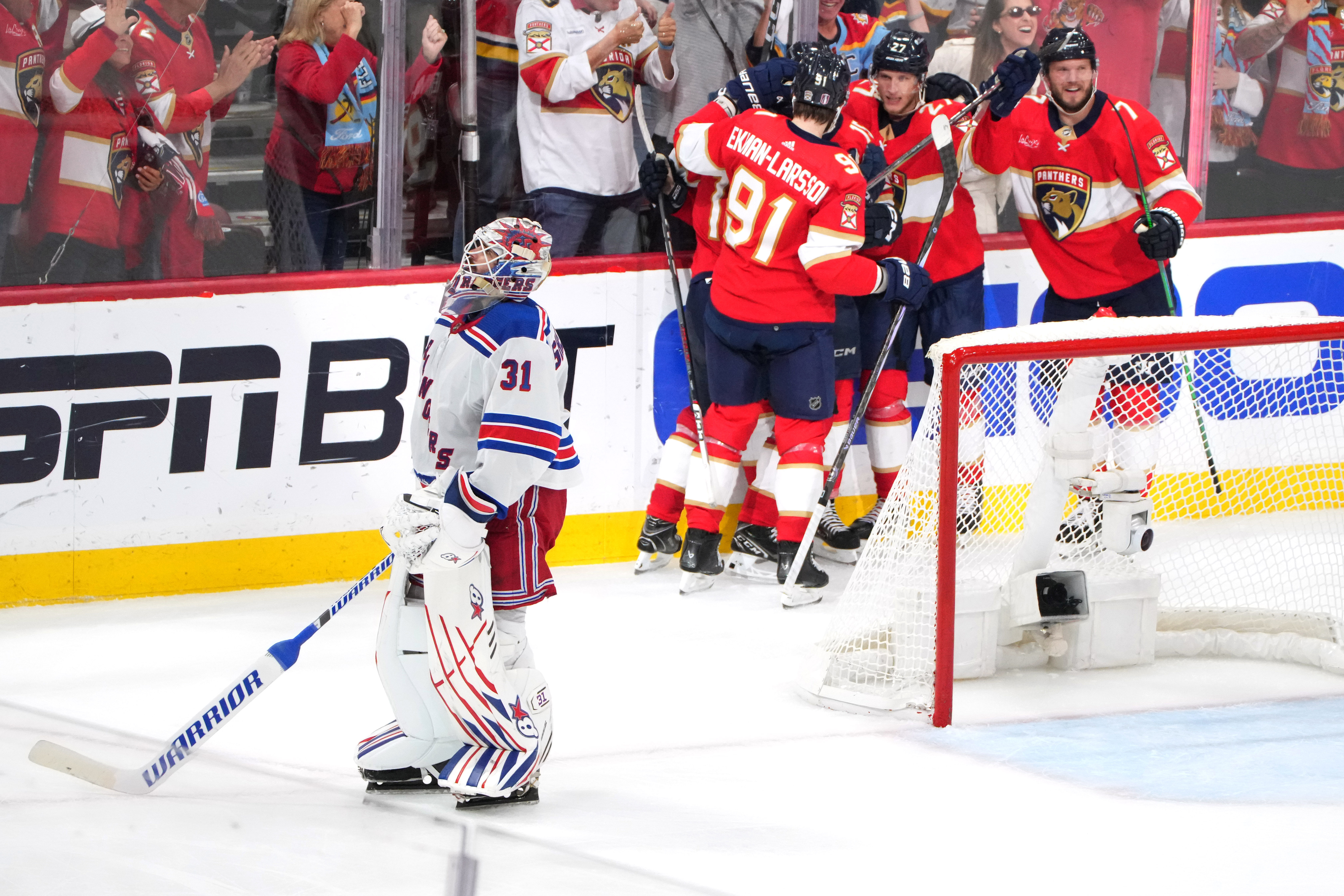 NHL: Stanley Cup Playoffs-New York Rangers at Florida Panthers