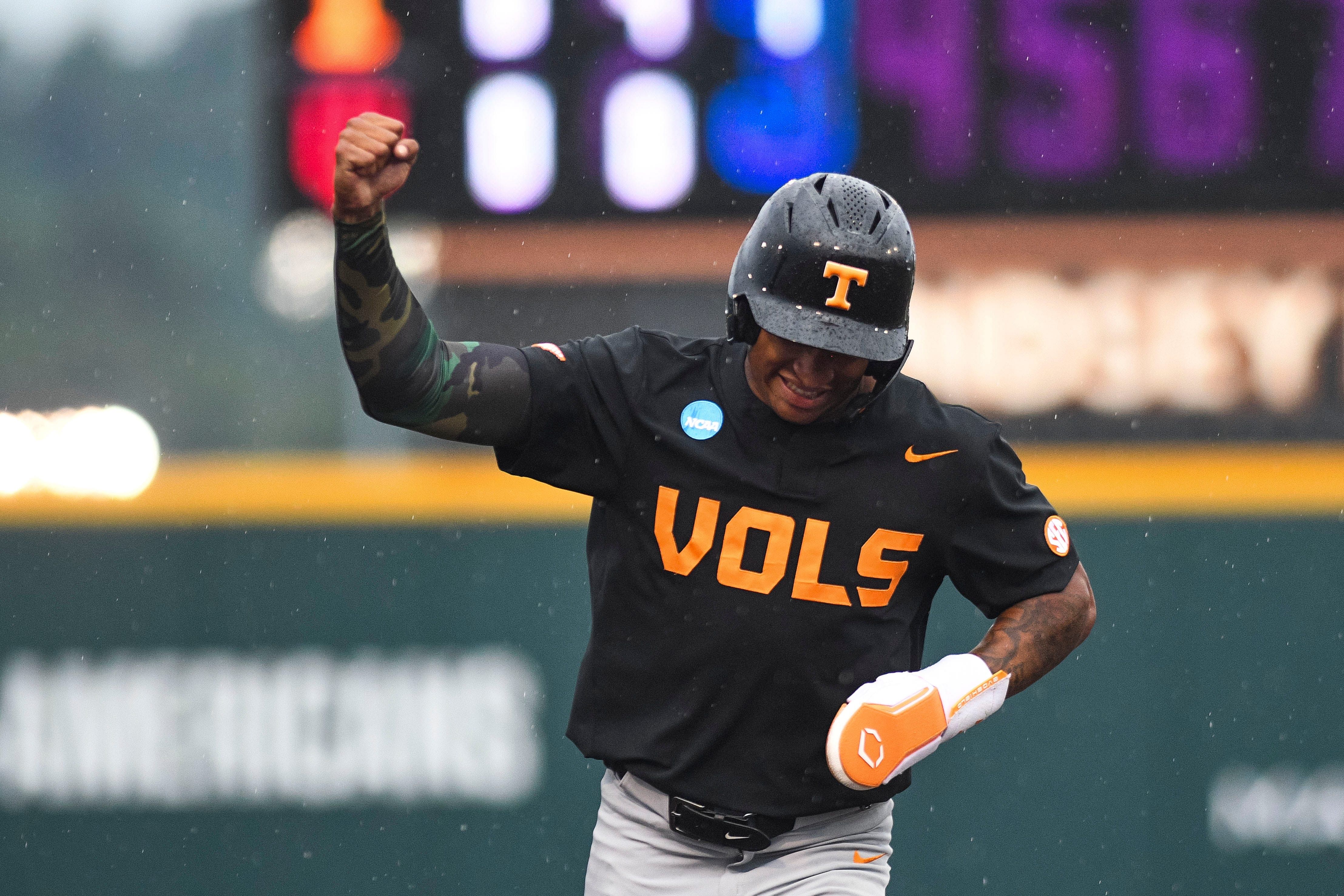 Christian Moore has 32 home runs this season for Tennessee. He has 71 RBIs and scored 75 runs.