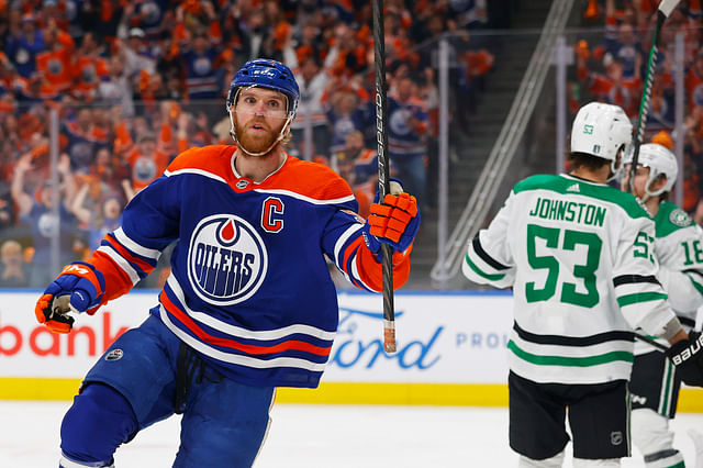 NHL: Stanley Cup Playoffs-Dallas Stars at Edmonton Oilers