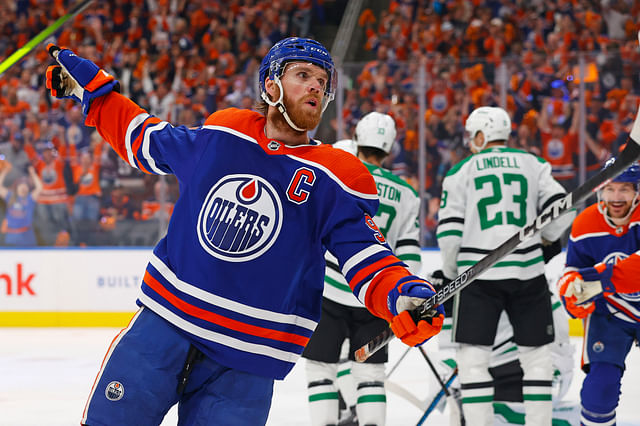 NHL: Stanley Cup Playoffs-Dallas Stars at Edmonton Oilers