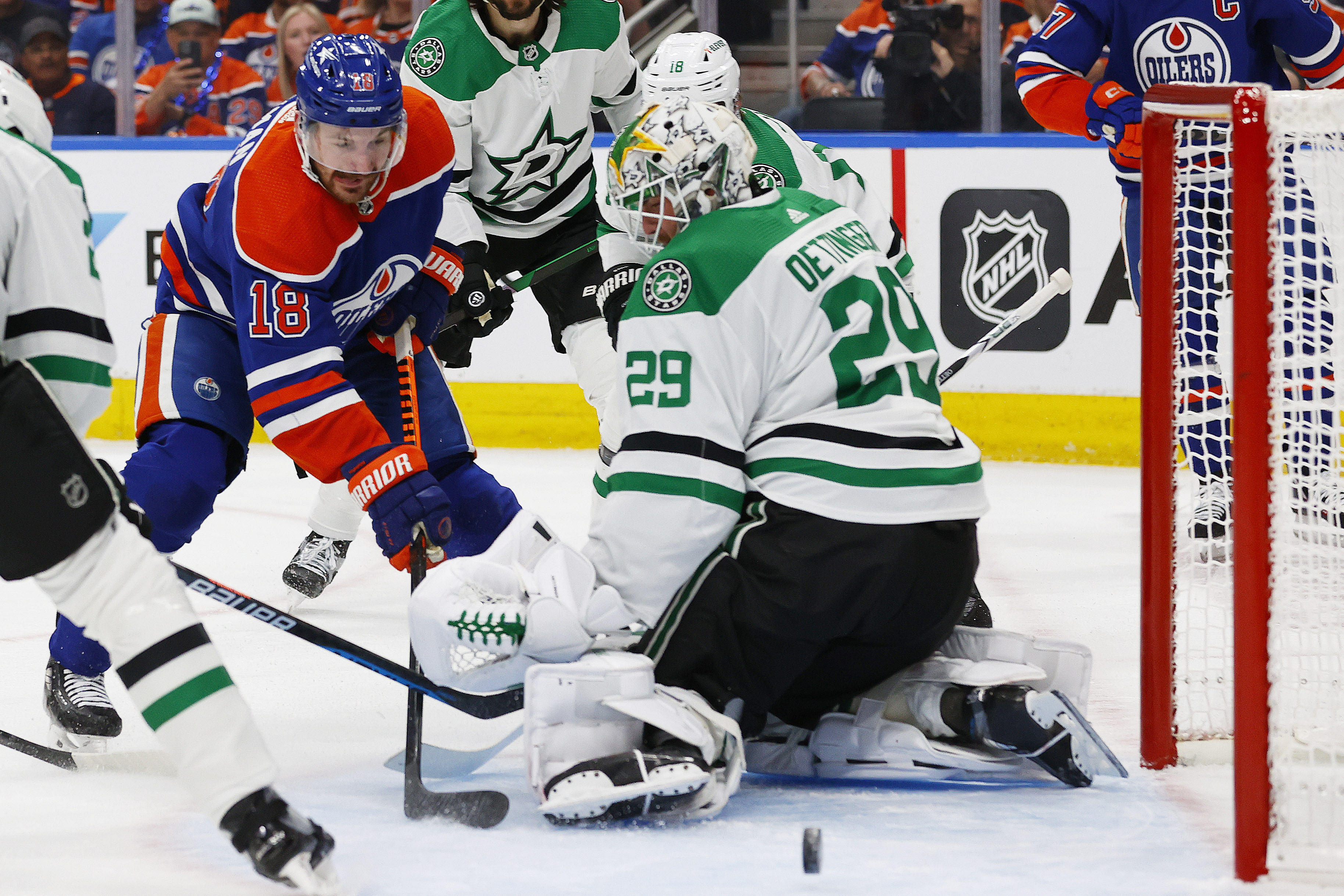 NHL: Stanley Cup Playoffs-Dallas Stars at Edmonton Oilers