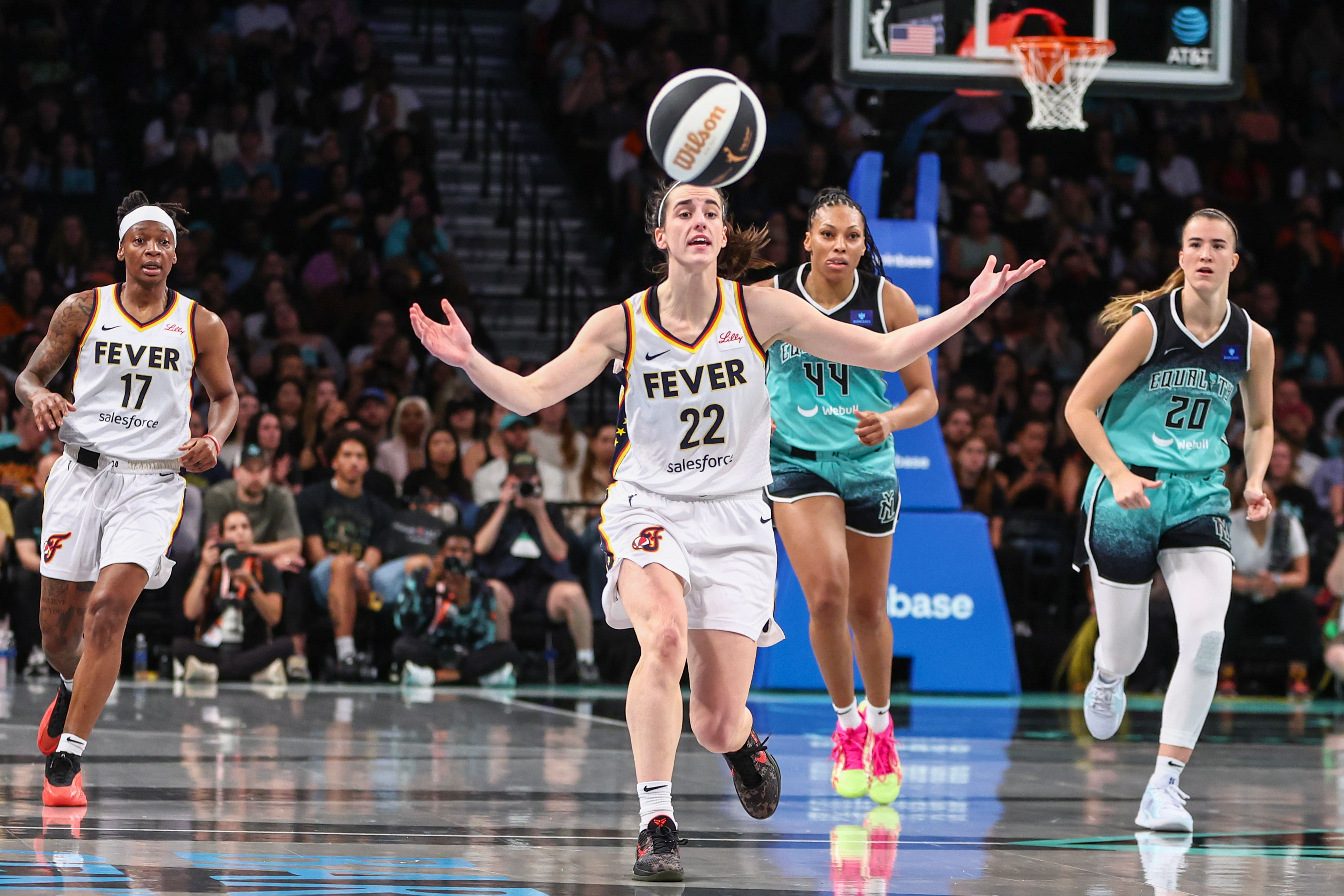 WNBA: Indiana Fever at New York Liberty