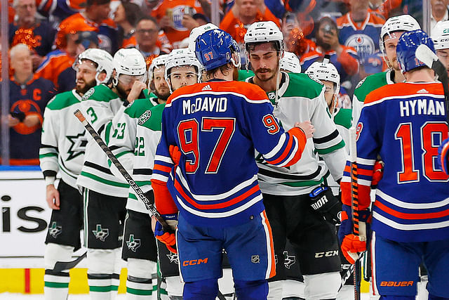 NHL: Stanley Cup Playoffs-Dallas Stars at Edmonton Oilers