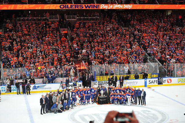 NHL: Stanley Cup Playoffs-Dallas Stars at Edmonton Oilers