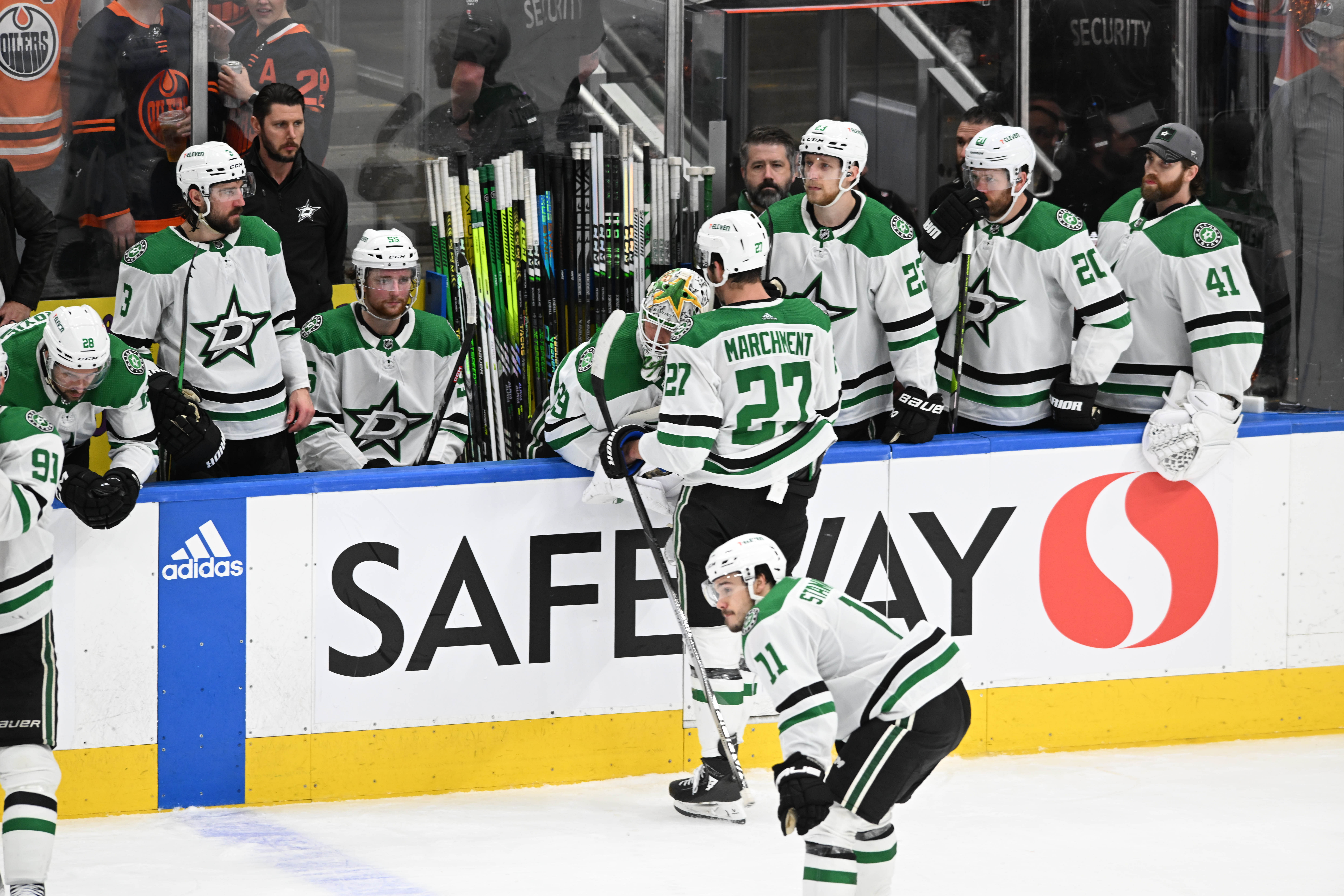 NHL: Stanley Cup Playoffs-Dallas Stars at Edmonton Oilers