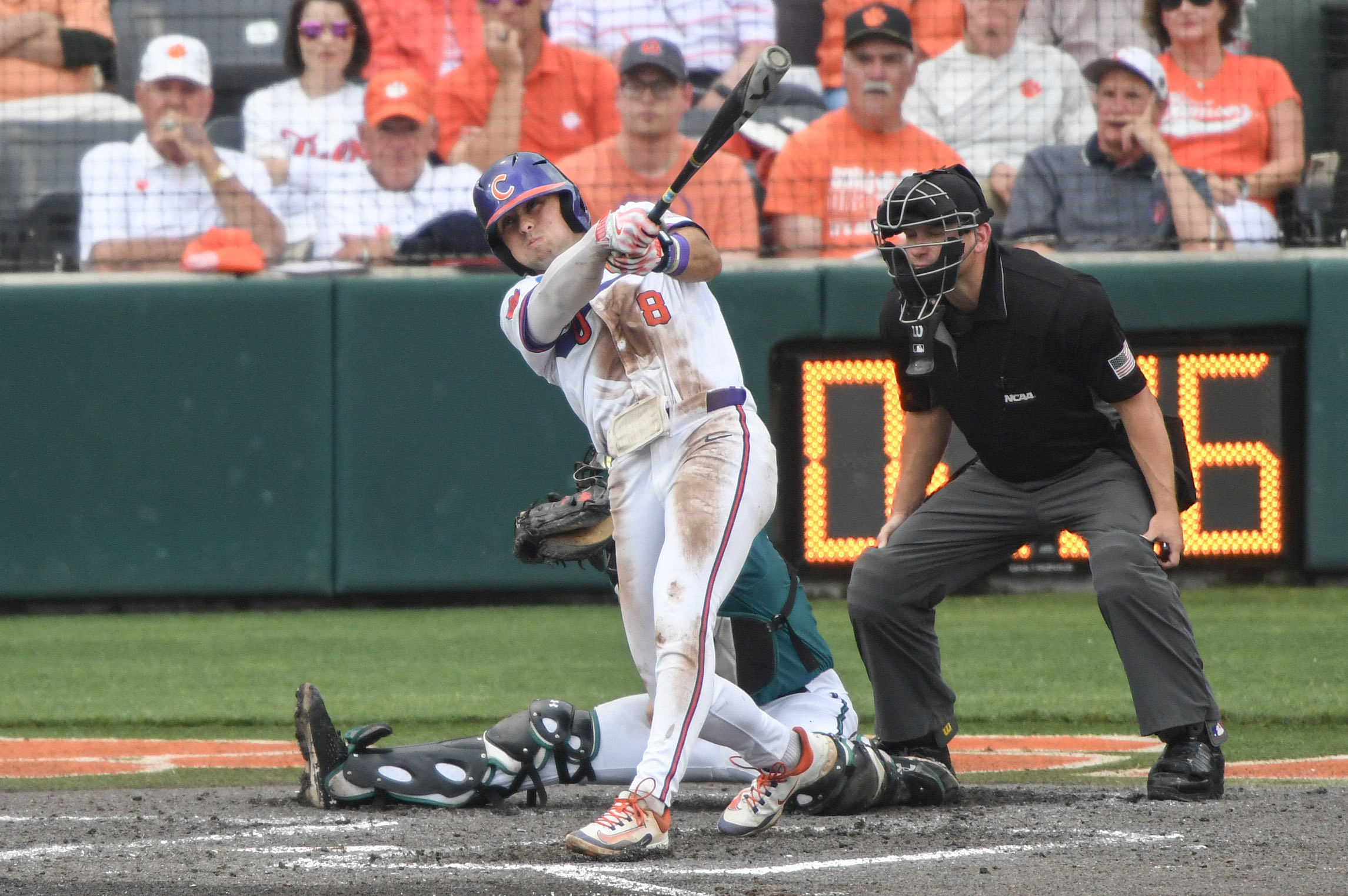 Clemson senior Blake Wright helped lead the Tigers to the super regional round.