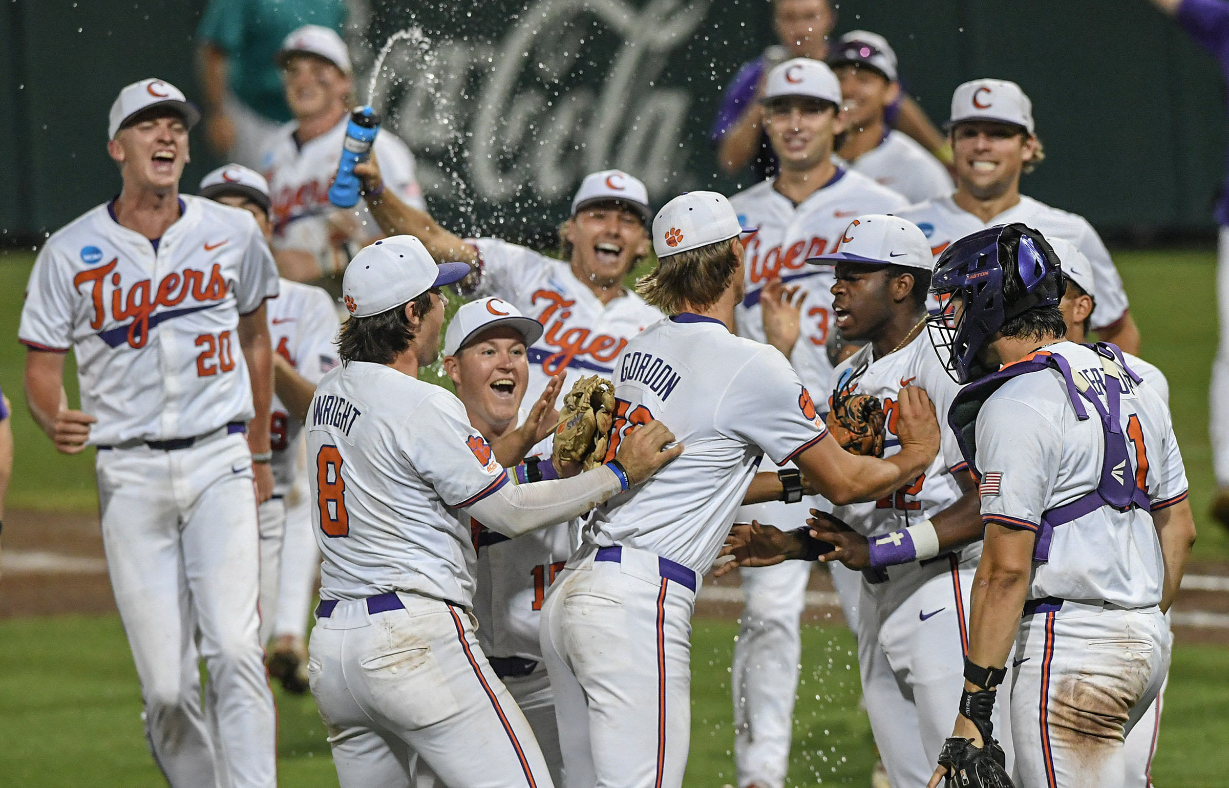 The Clemson Tigers will face the Florida Gators in the NCAA super regionals.