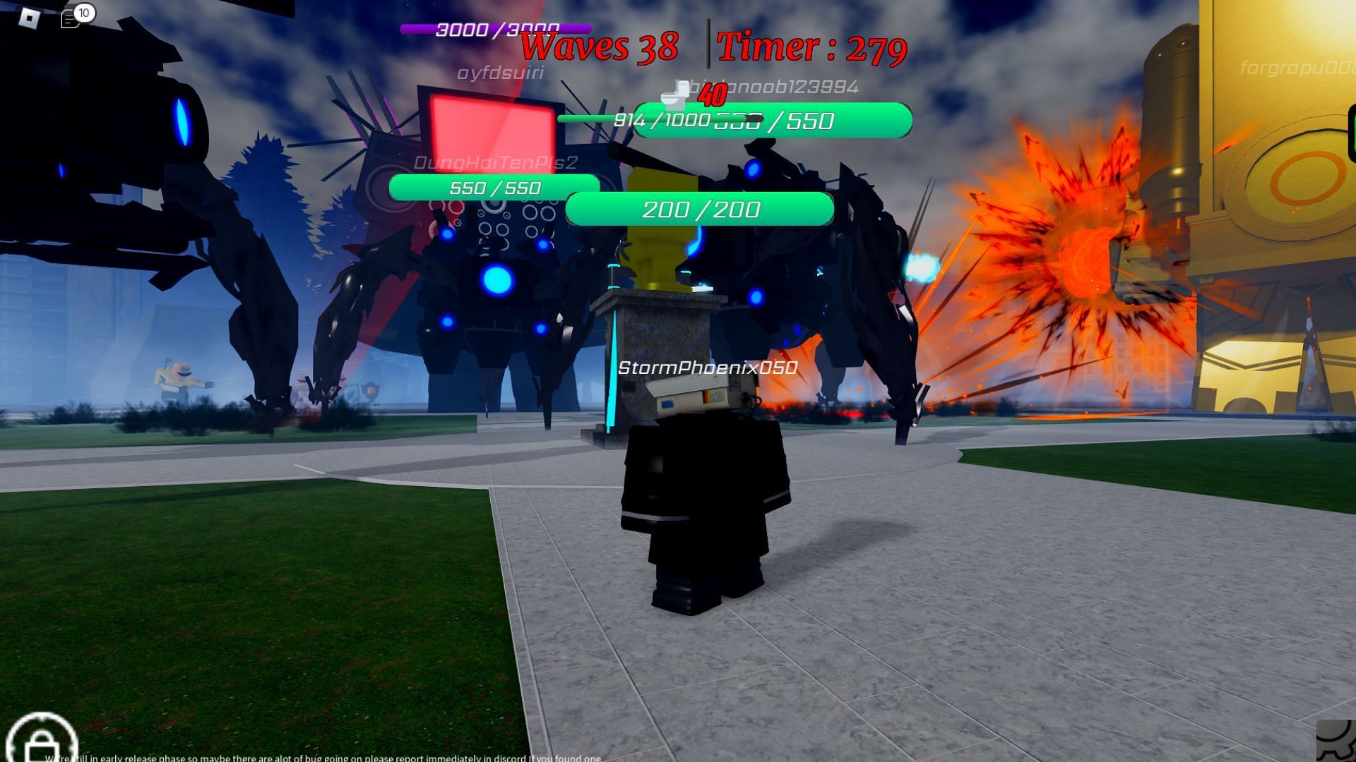 You need to defend your base against waves of enemies (Image via Roblox)