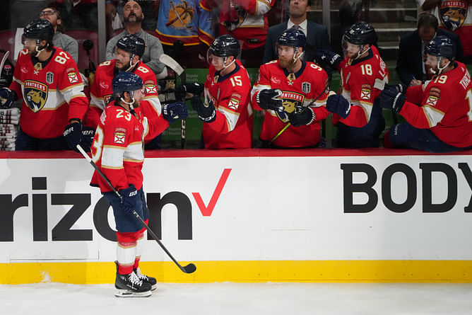 Panthers' Carter Verhaeghe hits back at Oilers' claims of carrying play in 2024 Stanley Cup Final