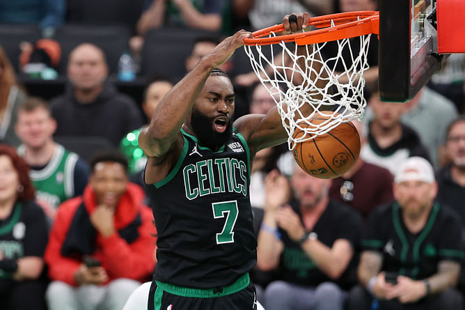 "I’ve become a man here": Jaylen Brown showers love to city of Boston as Celtics look to win 18th title at home in Game 5