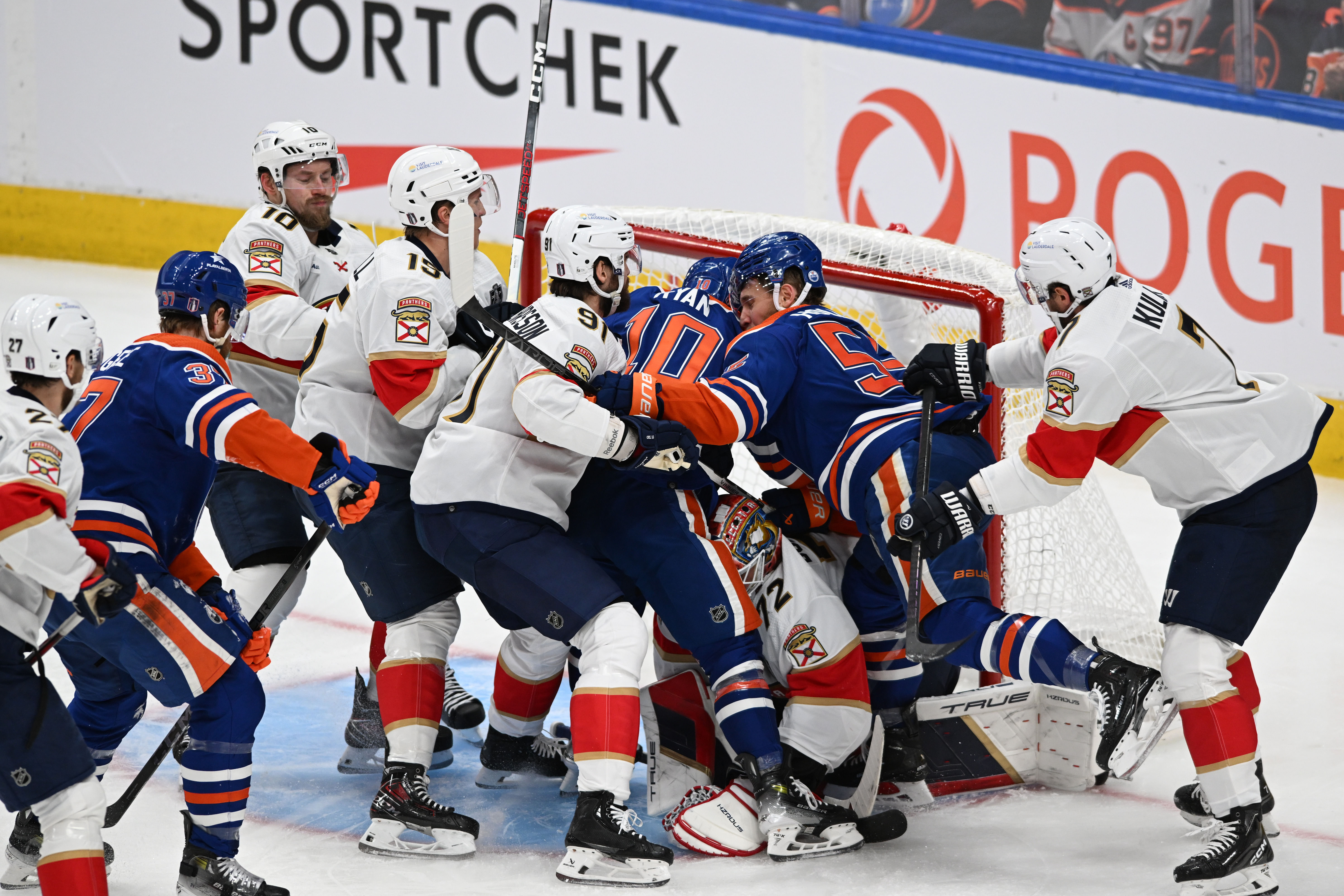 NHL: Stanley Cup Final-Florida Panthers at Edmonton Oilers