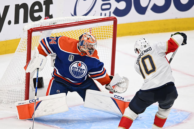 NHL: Stanley Cup Final-Florida Panthers at Edmonton Oilers