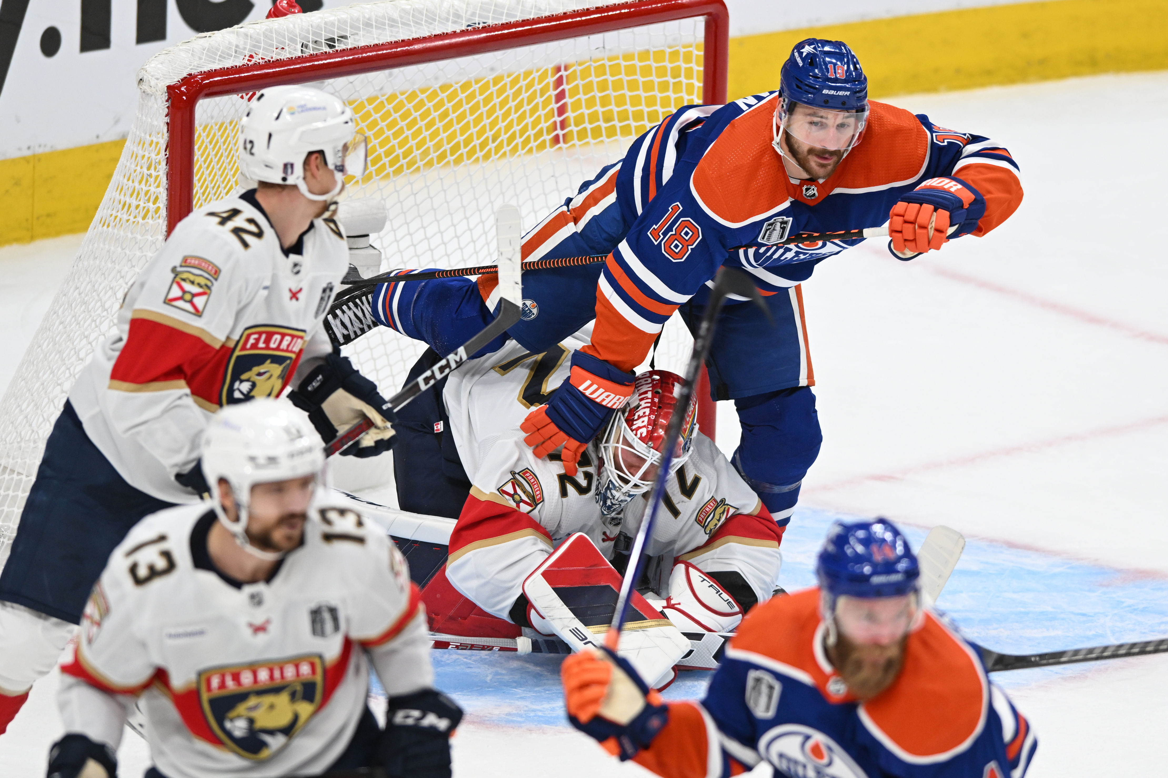 NHL: Stanley Cup Final-Florida Panthers at Edmonton Oilers